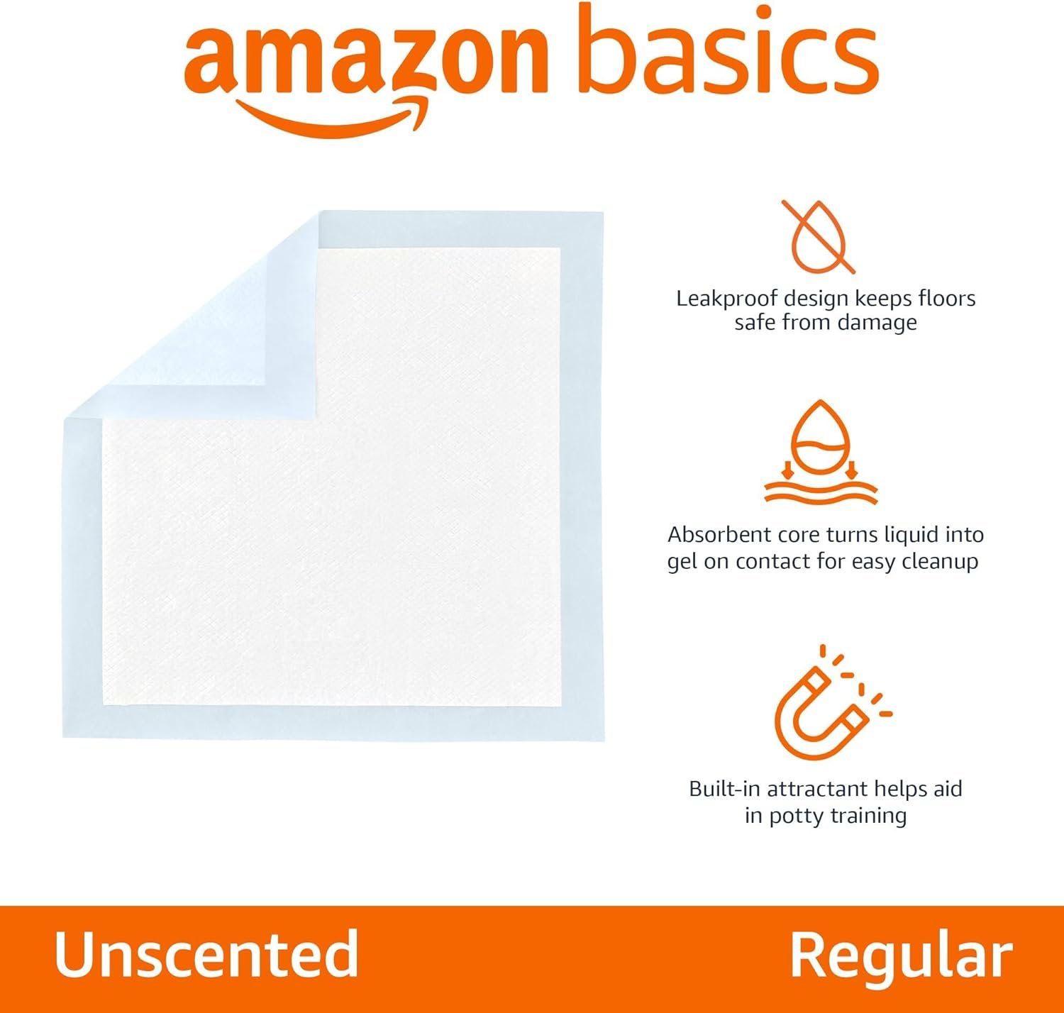 1727498624 171 Amazon Basics Leak Proof Dog and Puppy Pee Pads for Potty