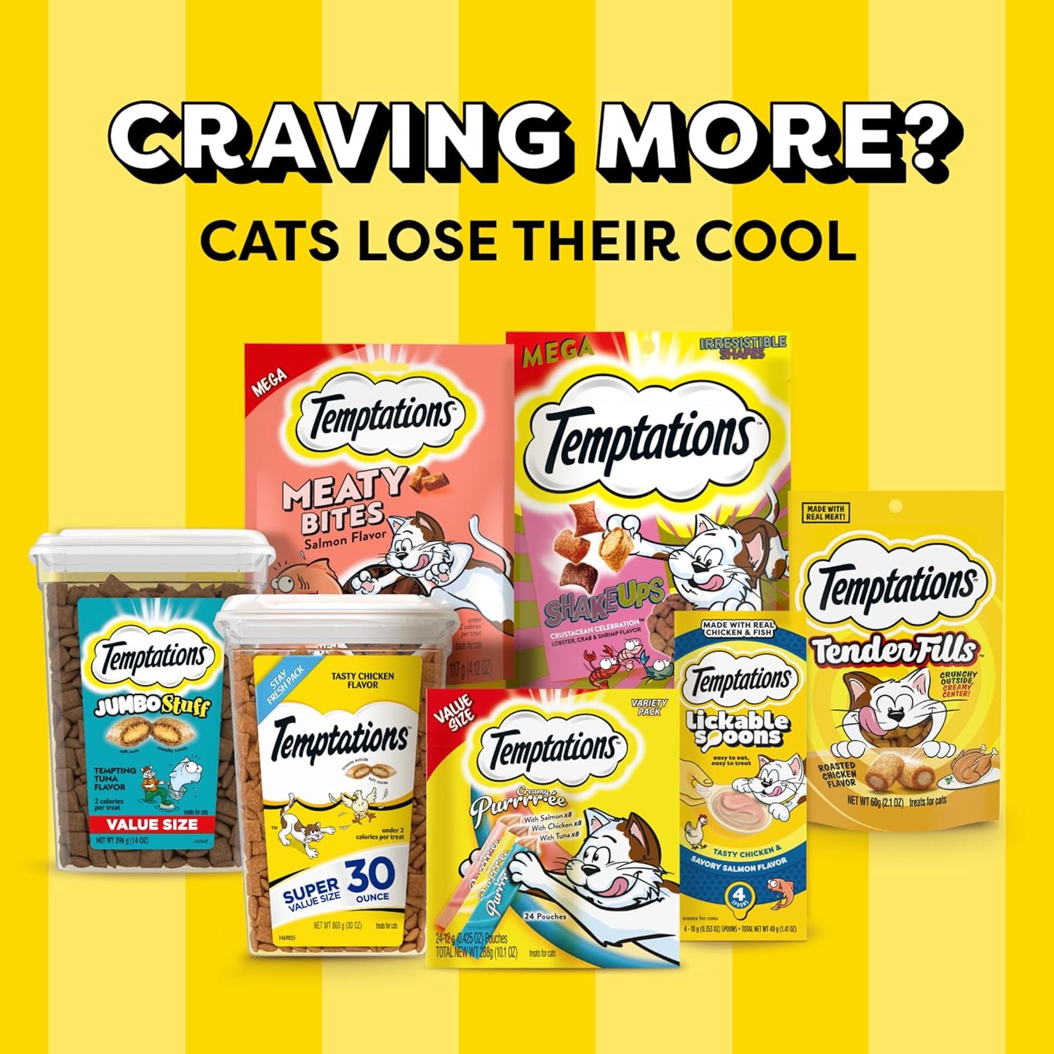 1727549399 765 Temptations Classic Chicken Flavor Crunchy Soft Cat Treats 30