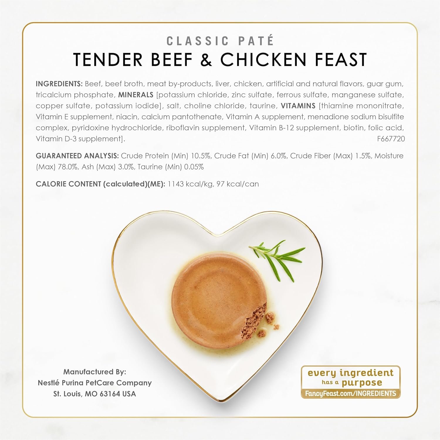 1727603889 78 Fancy Feast Grain Free Classic Pate Variety Pack for Cats –