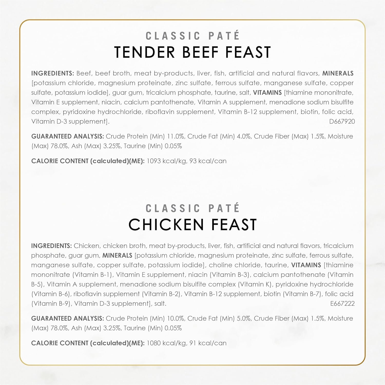 1727631385 725 Fancy Feast Classic Pate Variety Pack Grain Free Poultry and Beef