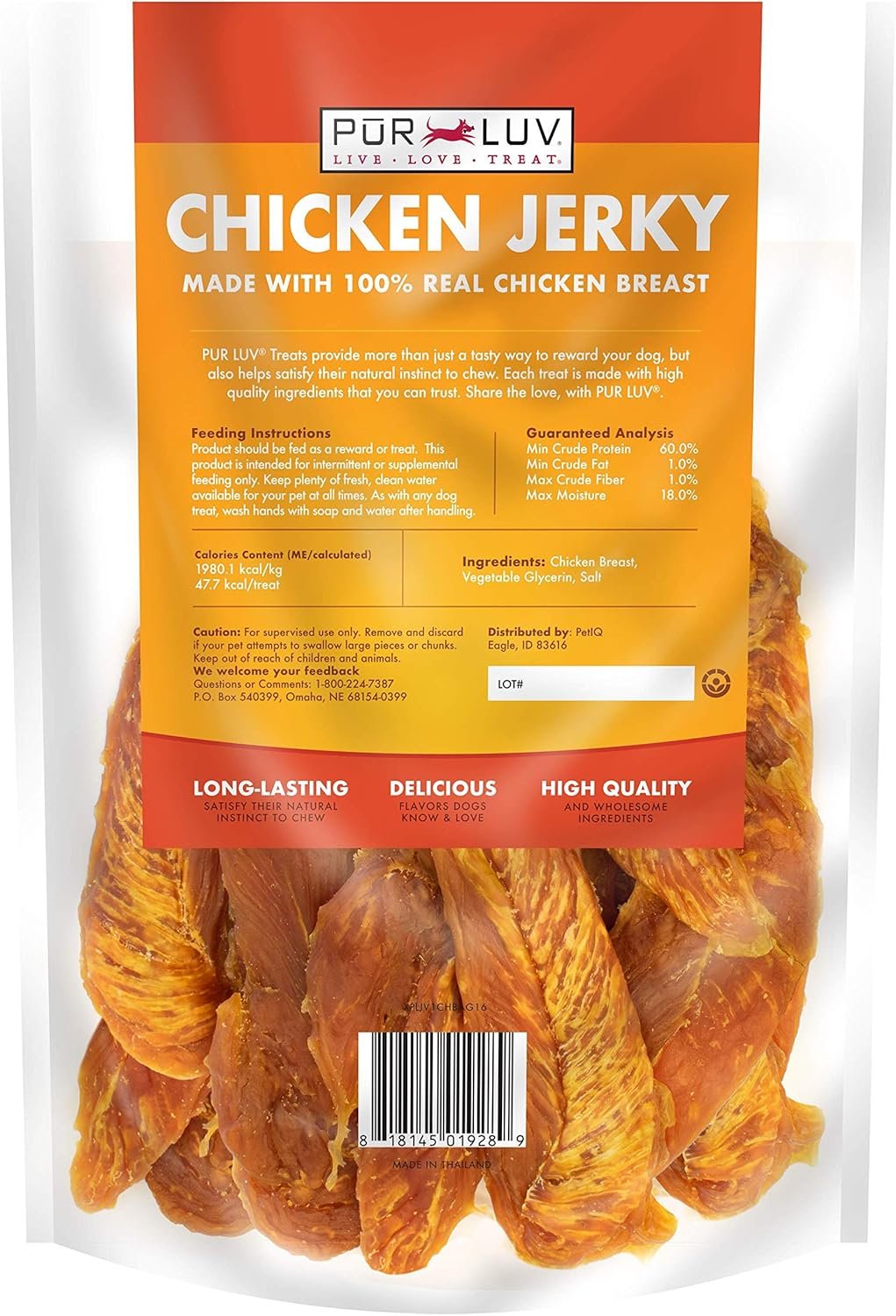 1727643049 539 Natural Chicken Jerky Dog Treats – 100 Real Chicken Breast