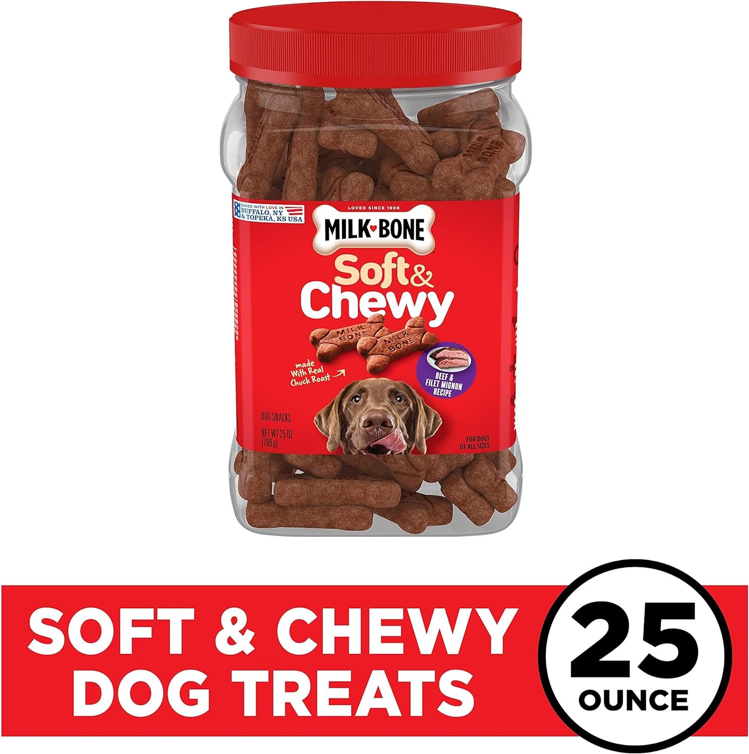 1727659916 775 Milk Bone Soft Chewy Dog Treats Beef Filet Mignon