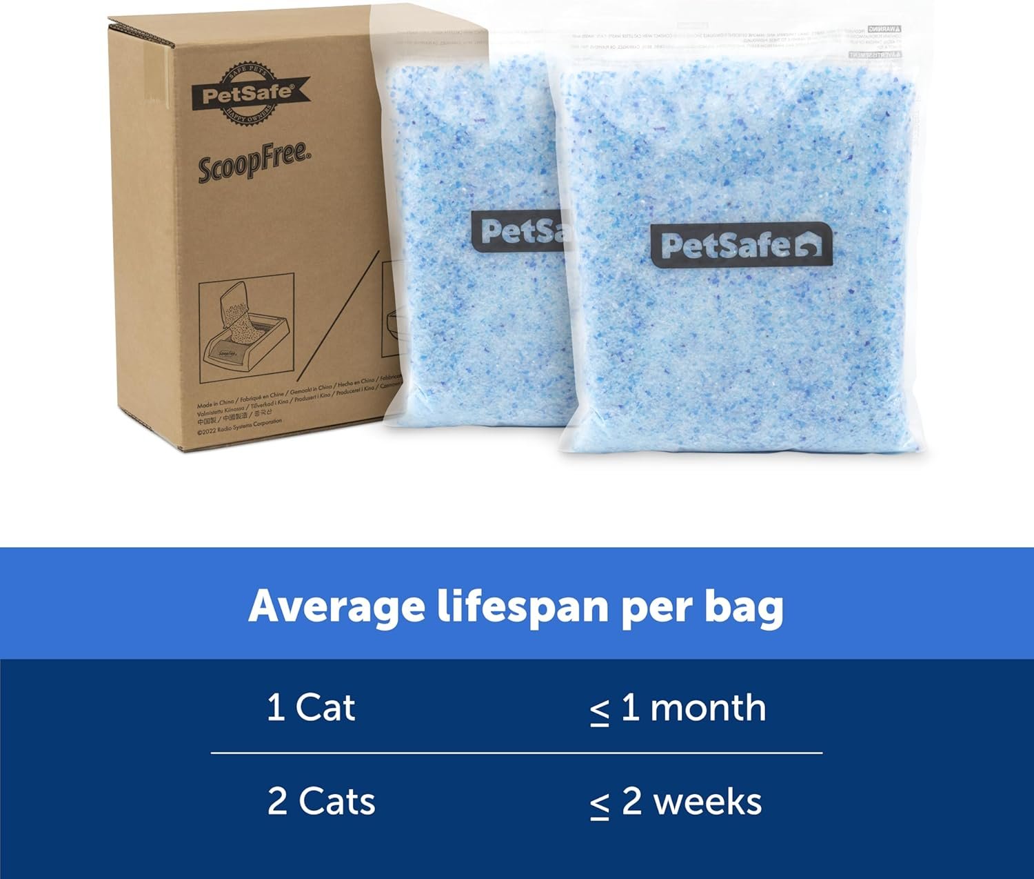 1727677878 912 PetSafe ScoopFree Premium Crystal Cat Litter Superior to Clay