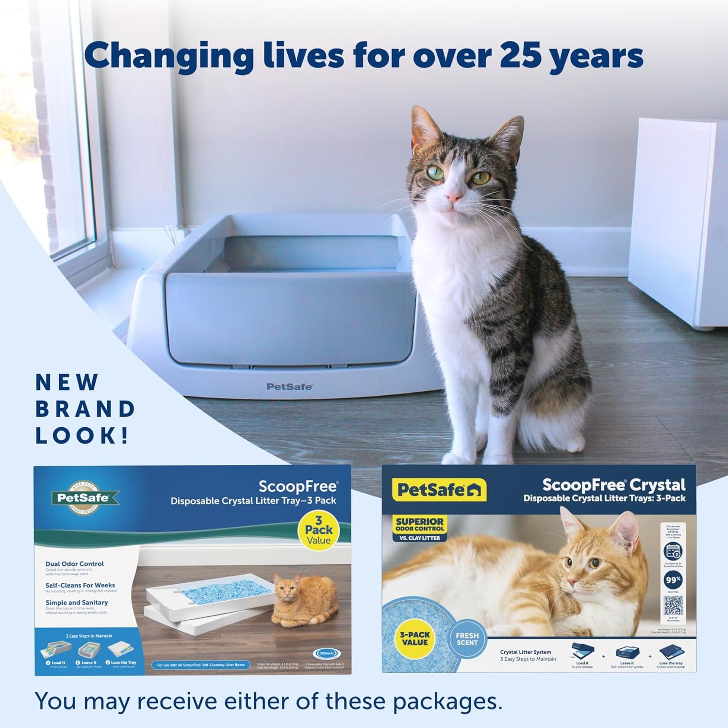 1727700230 379 PetSafe ScoopFree Crystal Cat Litter Tray Refills – Fresh Scent