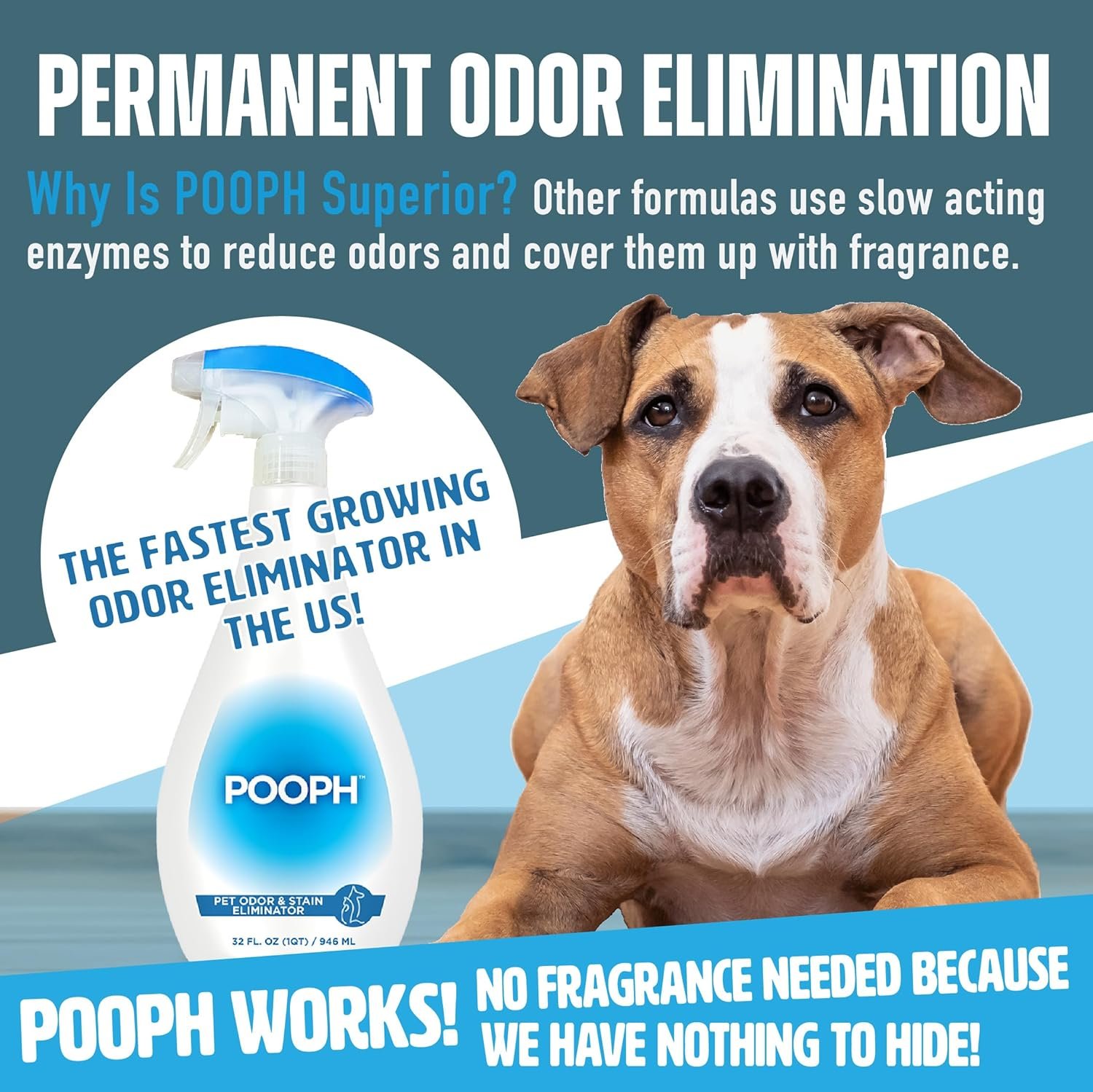 1727717381 811 Pooph Pet Odor Eliminator Spray 32oz Molecular Odor
