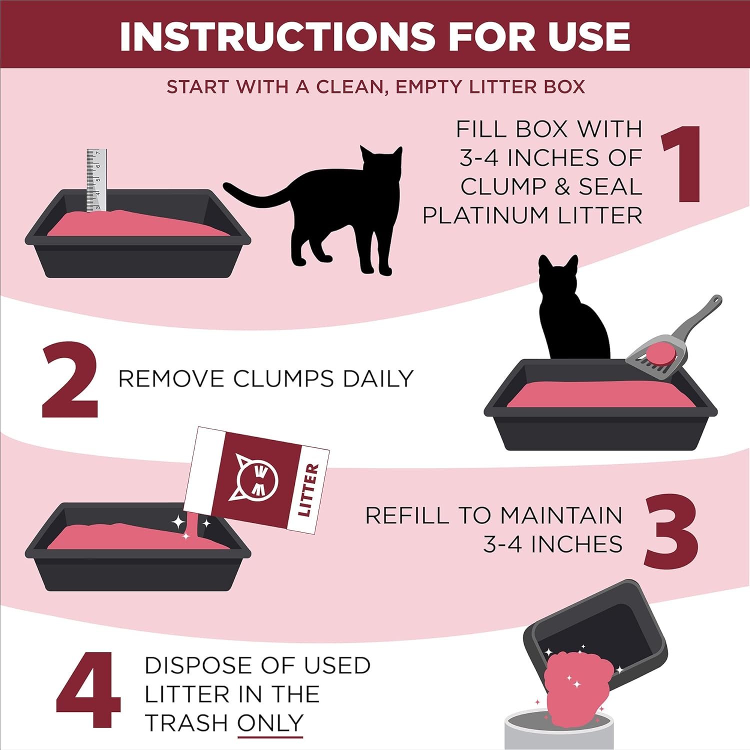 1727739134 148 ARM HAMMER Clump Seal Platinum Multi Cat Cat Litter