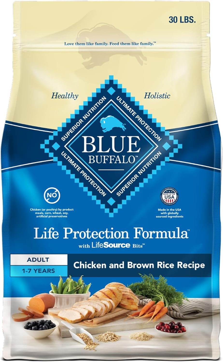 Blue Buffalo Life Protection Formula Adult Dry Dog Food –