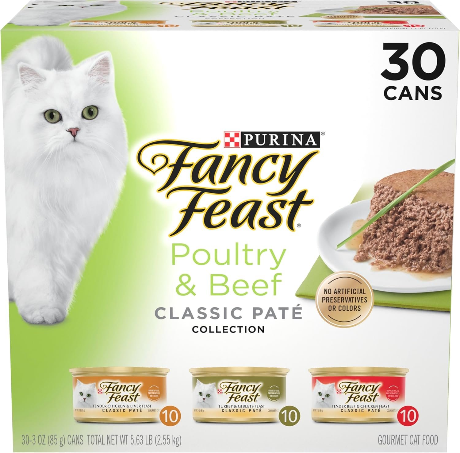 Fancy Feast Grain Free Classic Pate Variety Pack for Cats –