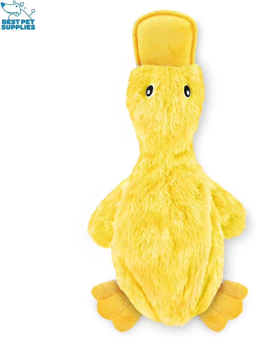 1727750673 283 Ultimate Crinkle Dog Toy Adorable No Stuffing Duck with Soft Squeaker