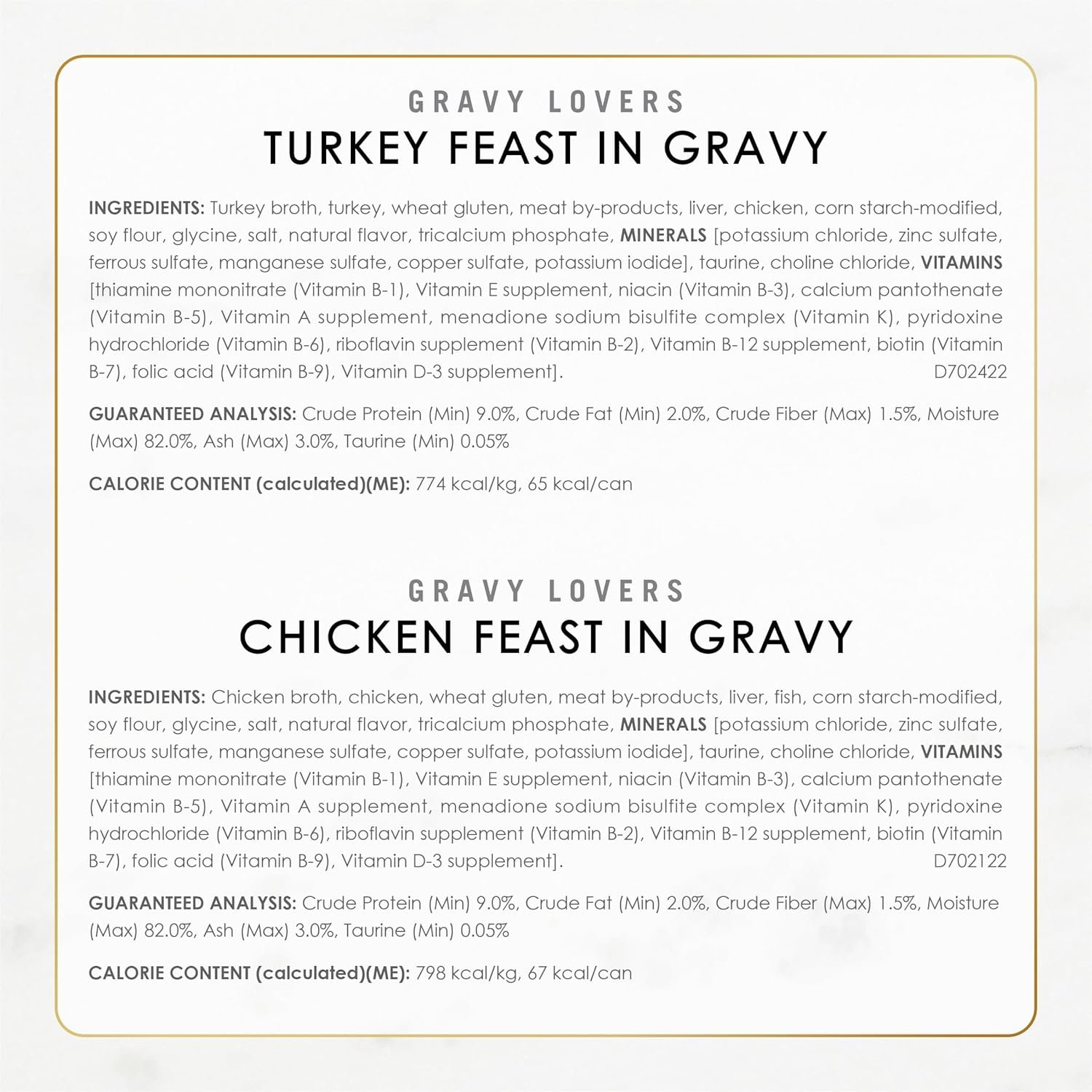 1727773035 521 Purina Fancy Feast Gravy Lovers Poultry Beef Grilled Gourmet