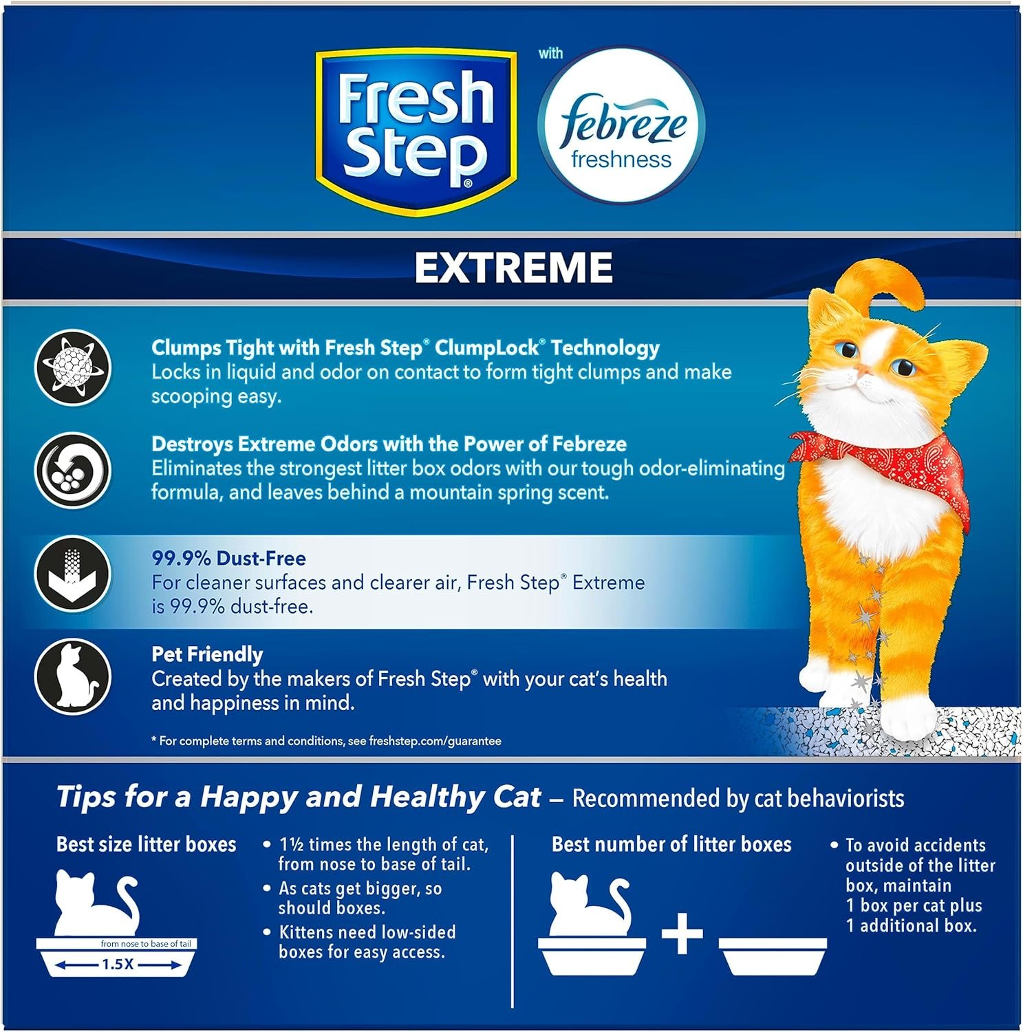 1727780284 997 Fresh Step Extreme Odor Control Clumping Cat Litter with Febreze