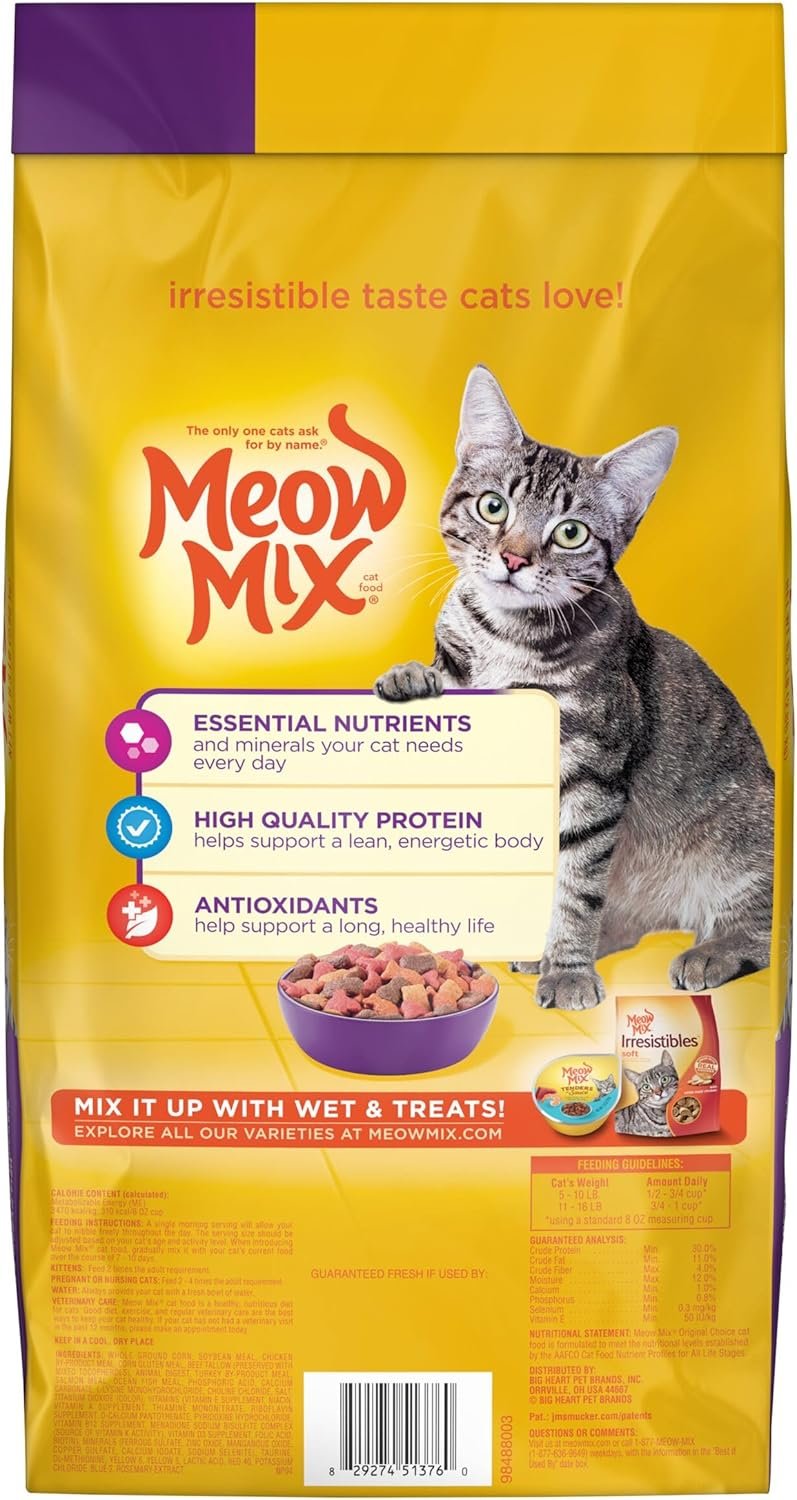1727817394 385 Meow Mix Original Choice Dry Cat Food 63 lbs –