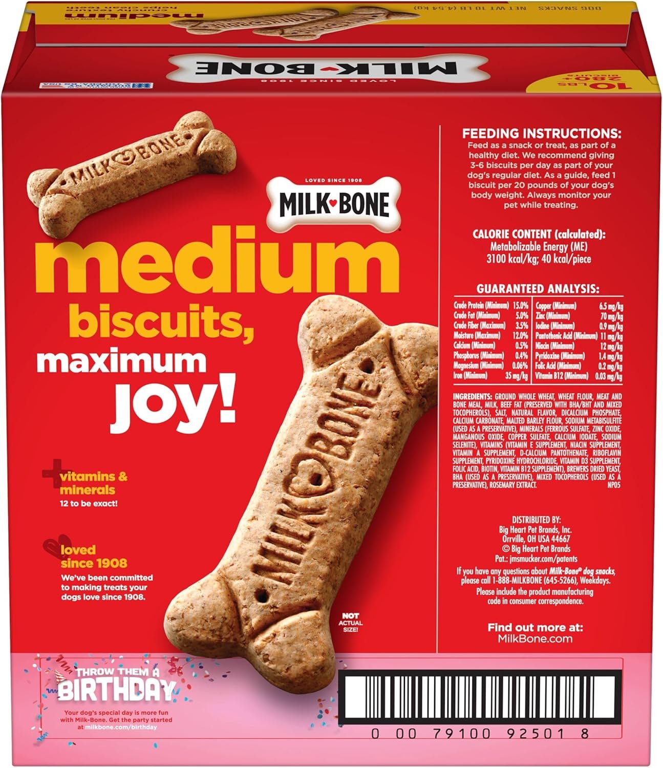 1727857295 548 Milk Bone Original Crunchy Dog Treats for Medium Dogs 10