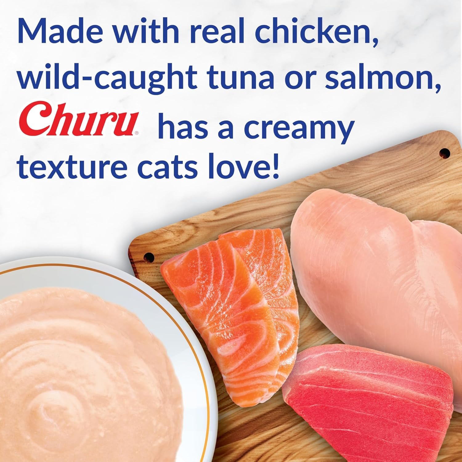 1728263533 944 INABA Churu Grain Free Lickable Cat Treats Creamy Puree with