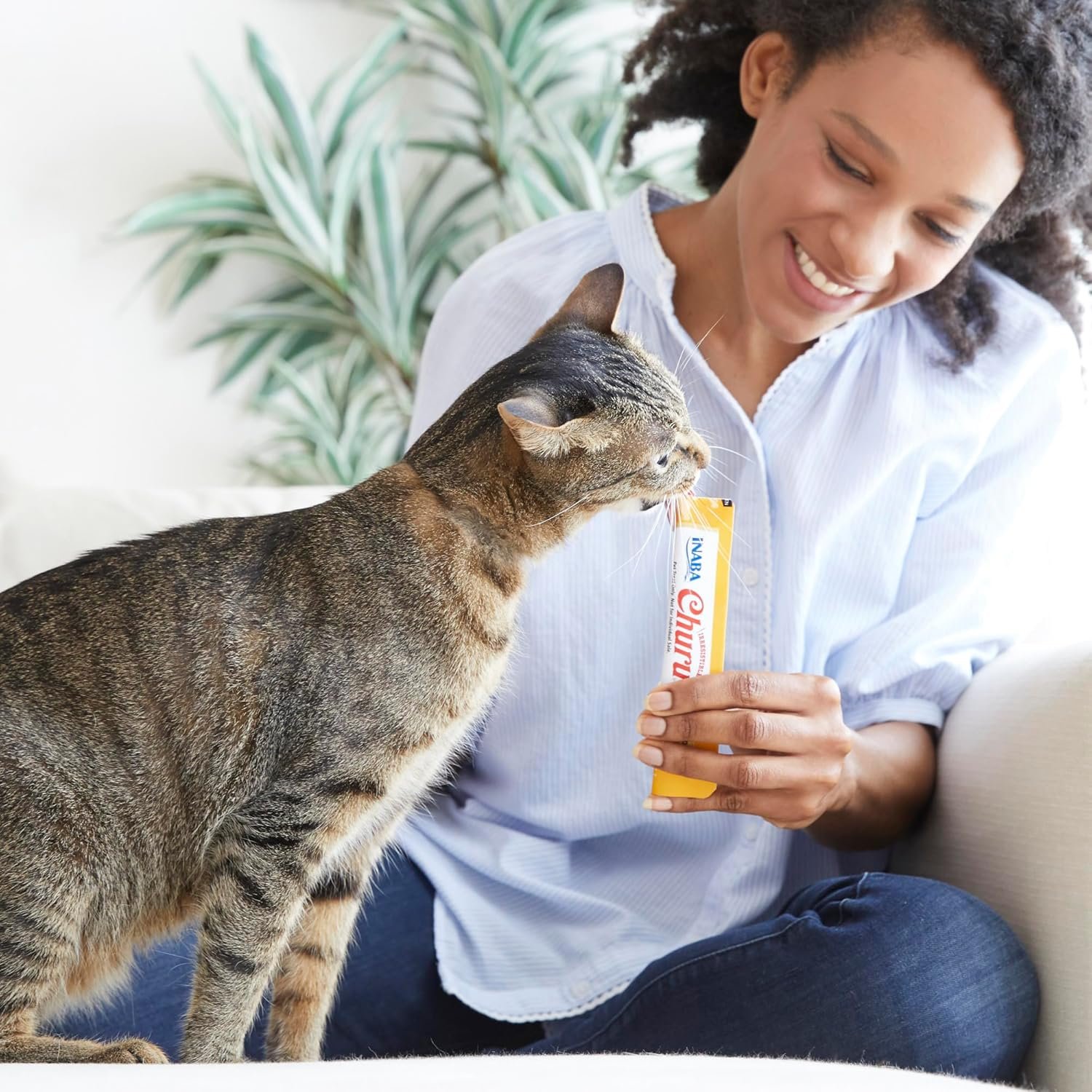 1728263534 563 INABA Churu Grain Free Lickable Cat Treats Creamy Puree with