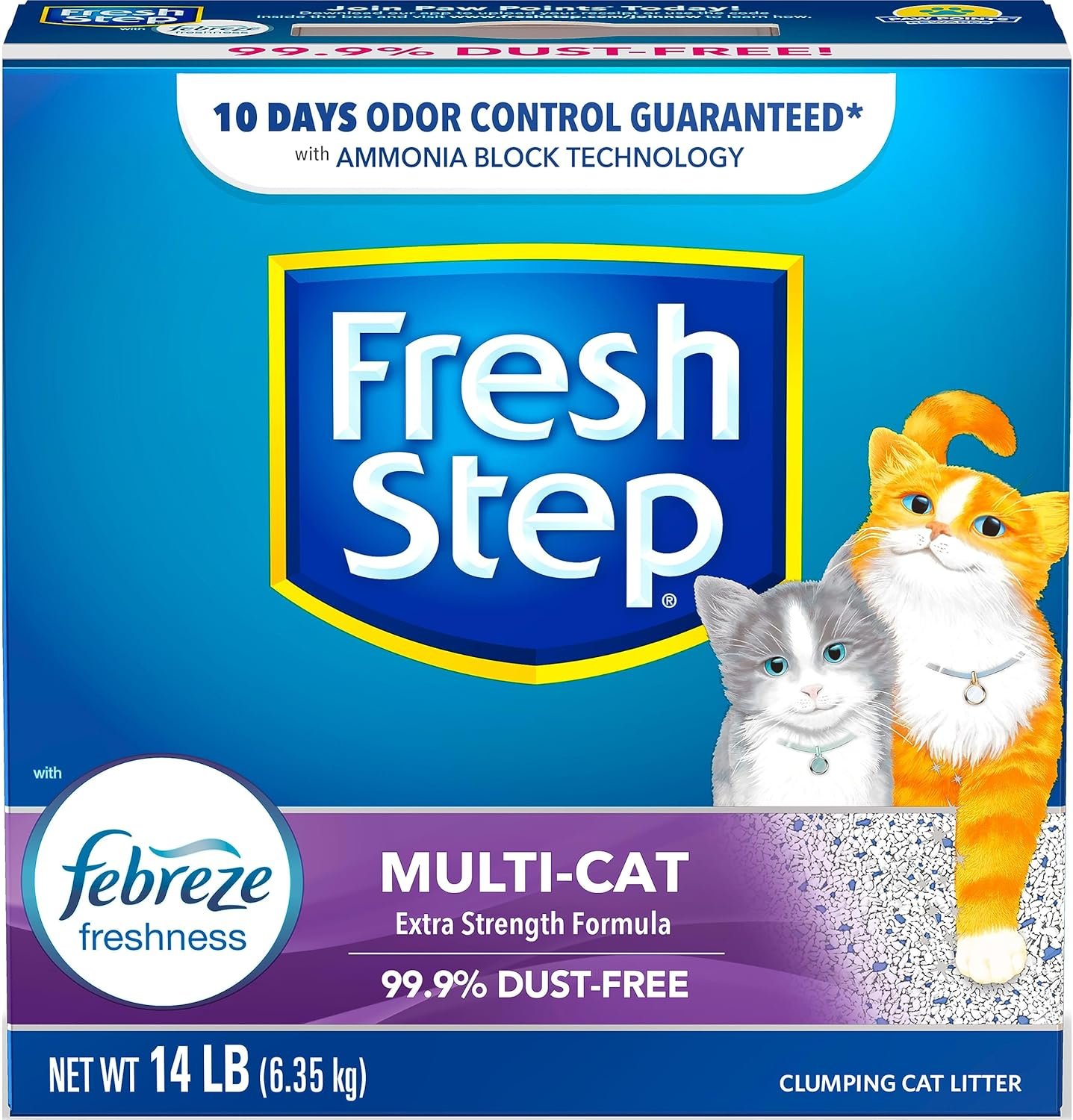 1728272600 232 Fresh Step Multi Cat Clumping Cat Litter with Odor Control 14