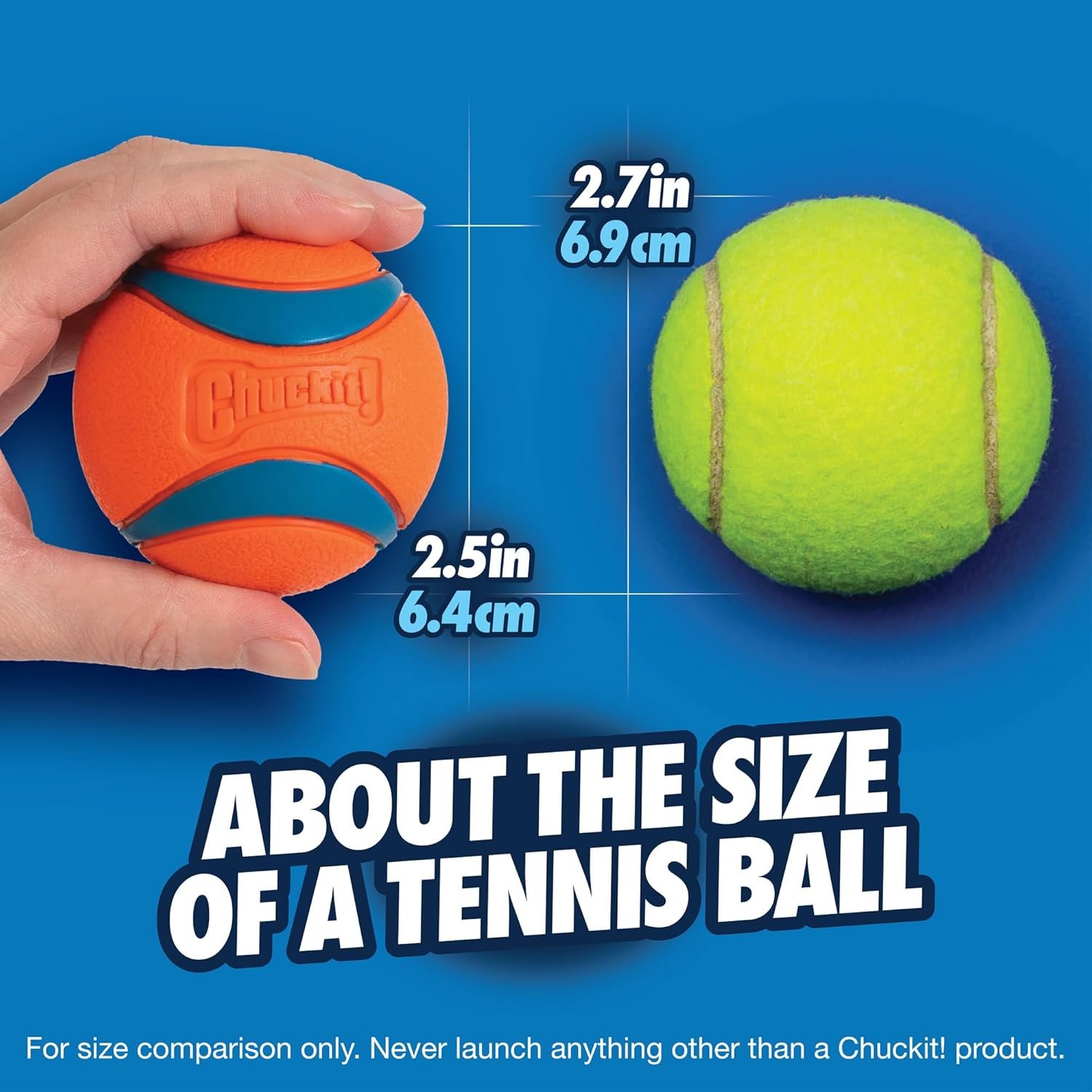 Chuckit Ultra Ball Dog Toy - Medium (2.5 Inch Diameter) - Pack of 2 for Dogs Weighing 20-60 lbs 4 1728310909 892 Chuckit Ultra Ball Dog Toy Medium 25 Inch Diameter