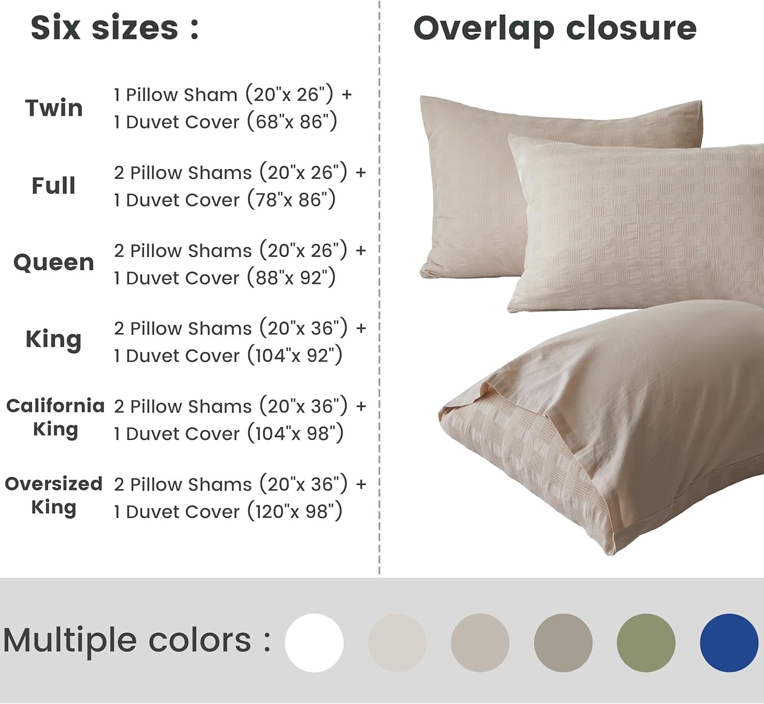 1728572659 240 BISELINA 100 Cotton Waffle Weave Duvet Cover Set – 3