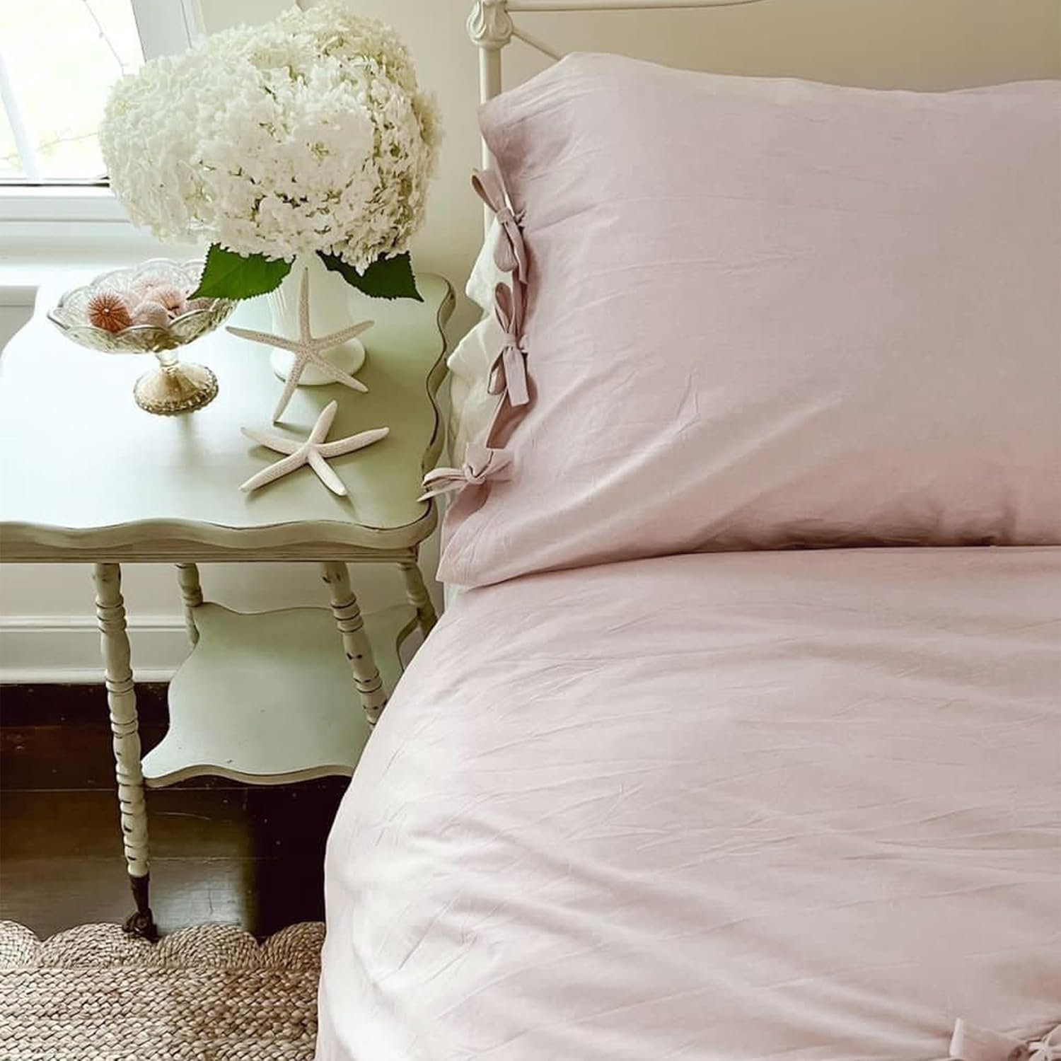 1728579967 263 BISELINA 100 Washed Cotton Duvet Cover Set 3 Pieces with