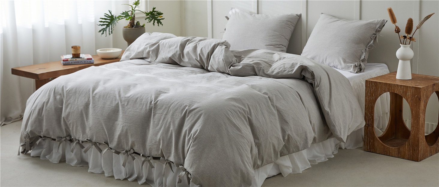 washed cotton duvet cover