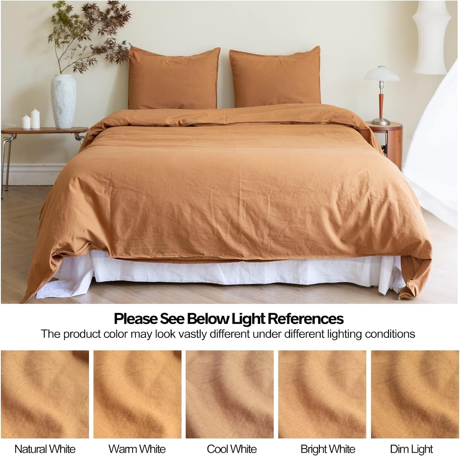 1728587778 197 BISELINA Queen Size French Linen Duvet Cover Set 3