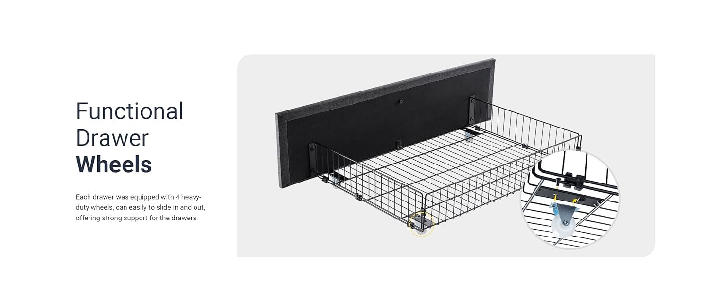 Functional Drawer Wheels