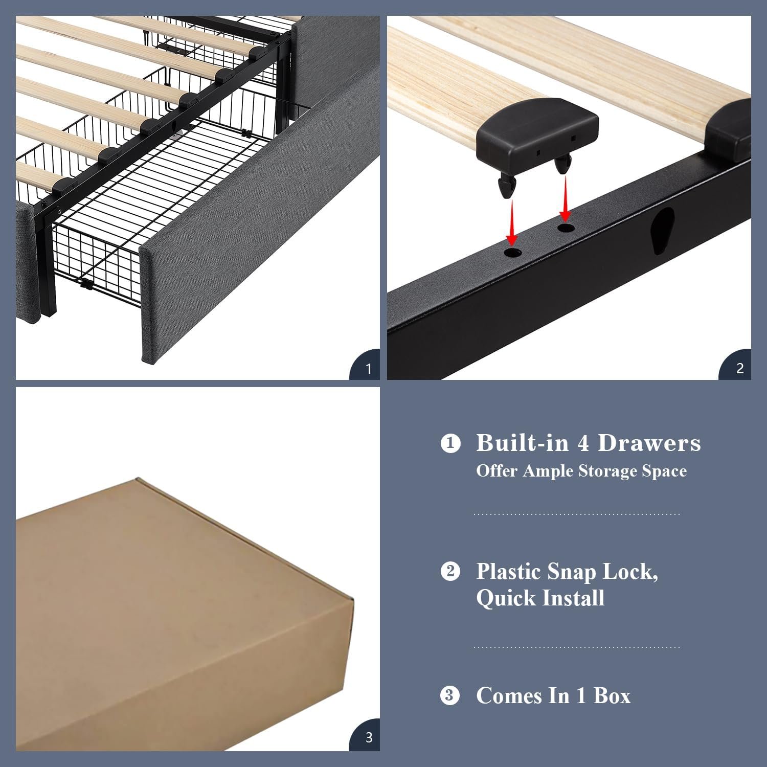 1728627646 730 Allewie Full Size Upholstered Platform Bed Frame with 4 Storage