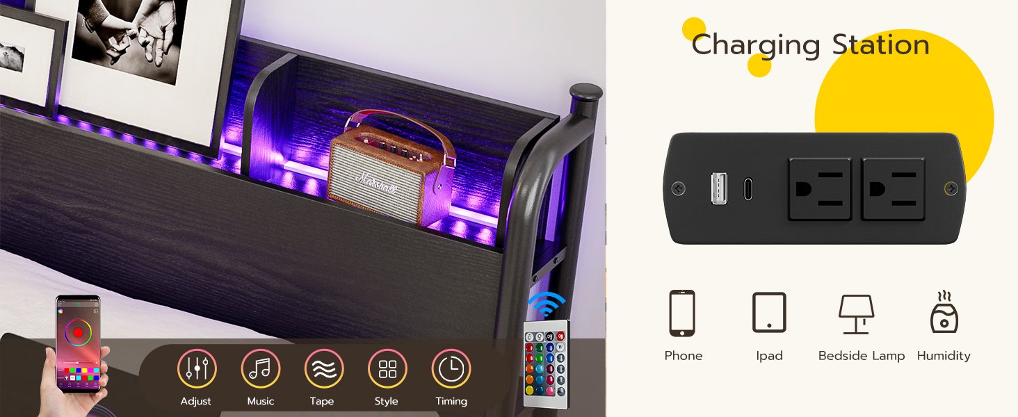 LED Bed Frame