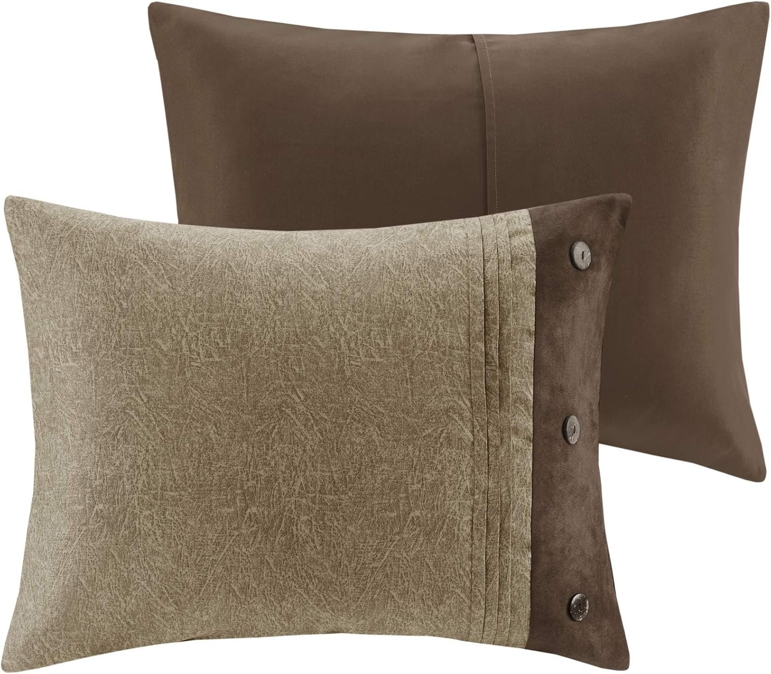 1728683225 426 Madison Park Boone Rustic Brown Cozy Comforter Set