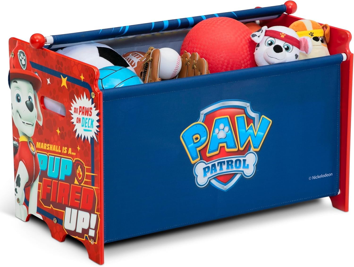 1728746979 591 Delta Children PAW Patrol 4 Piece Toddler Room in a Box Set – Features