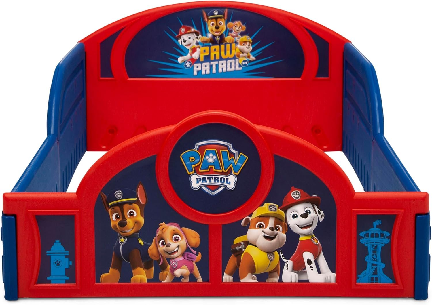 1728746980 496 Delta Children PAW Patrol 4 Piece Toddler Room in a Box Set – Features