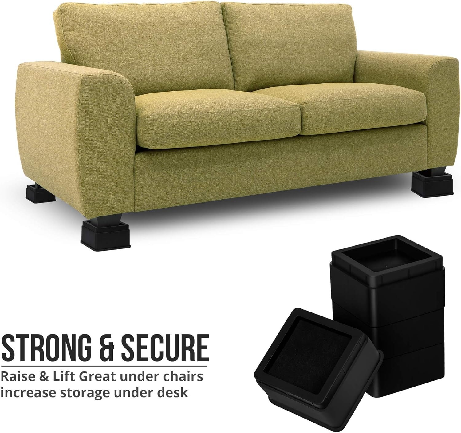 1728767244 760 Utopia Bedding 2 Inch Bed Risers Set of 8