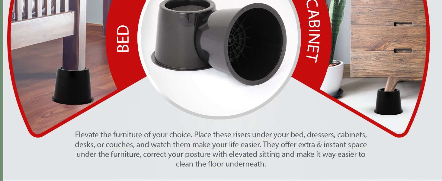 Furniture Riser Bed Risers