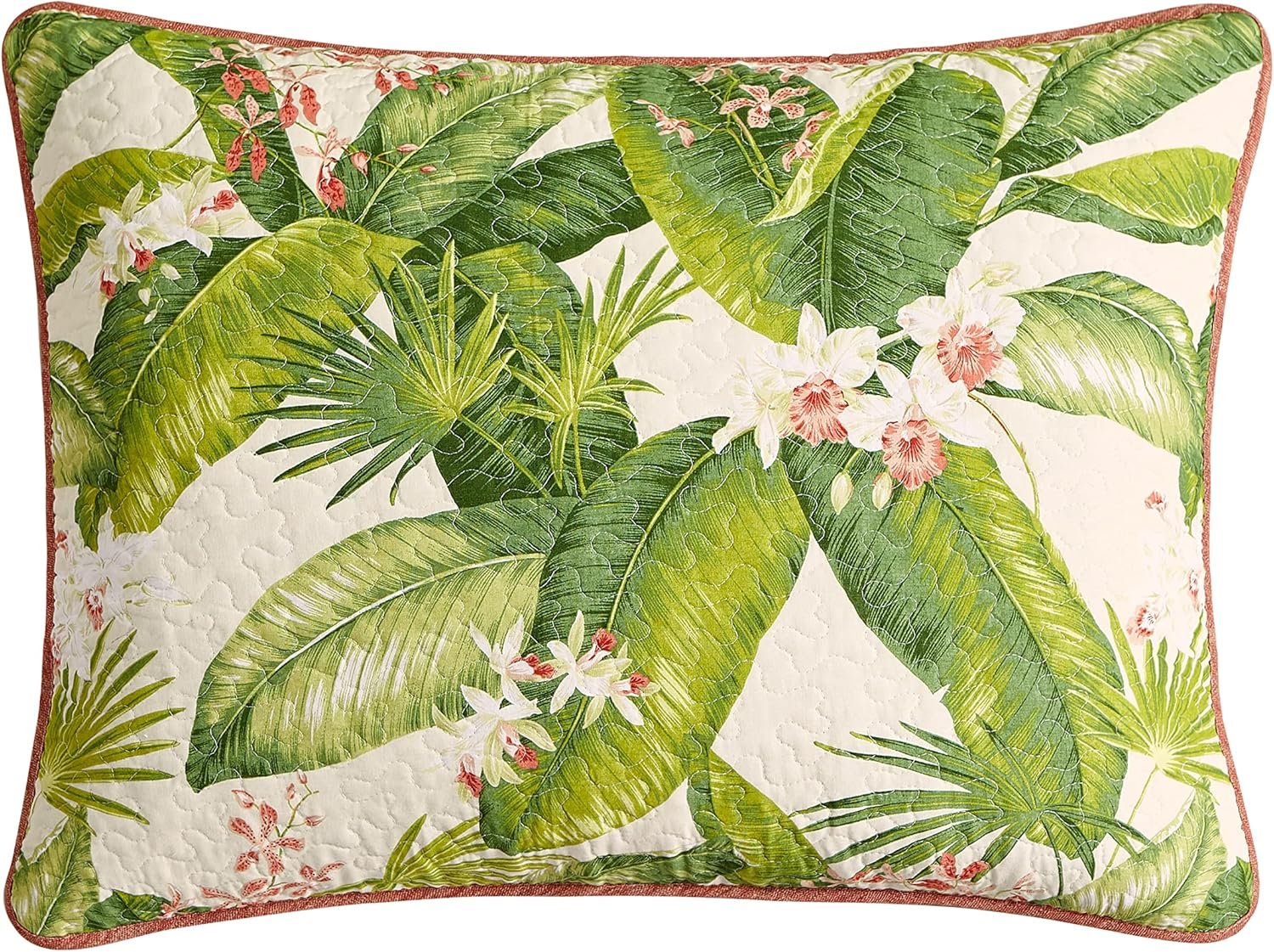 1728845022 501 Tommy Bahama King Quilt Set Reversible Cotton Bedding with