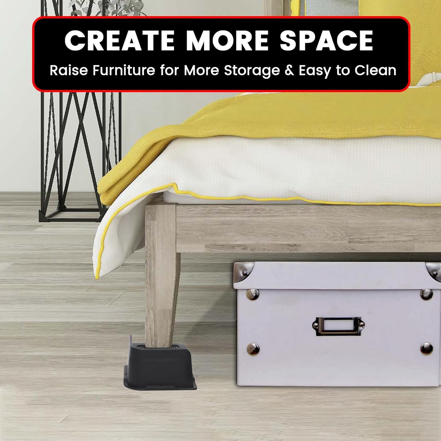 1728964555 380 Heavy Duty Bed Risers Oversized Furniture Elevators Supporting Up to