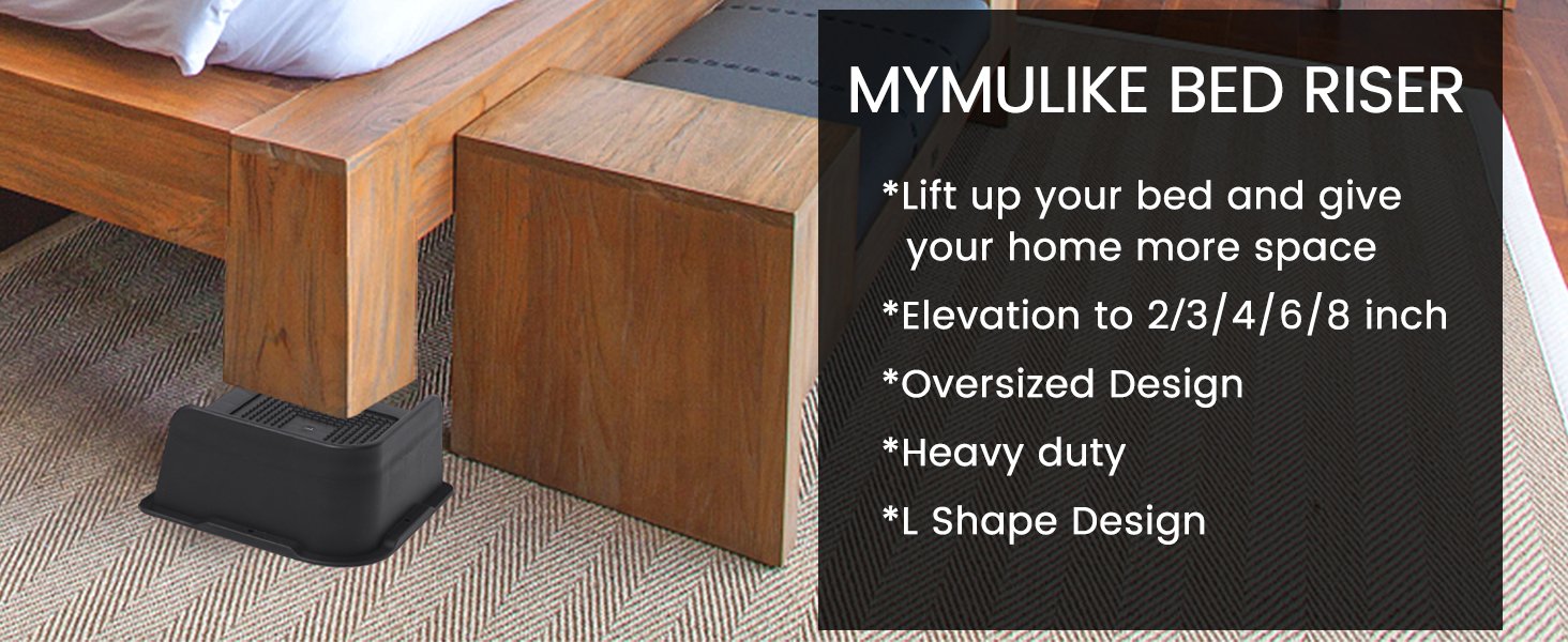 Mymulike bed risers 