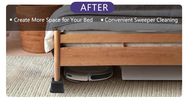 bed risers 6 inch