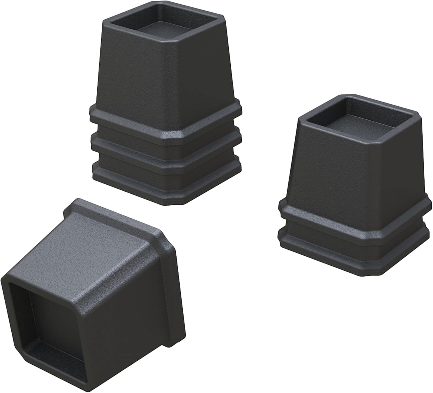 1729079907 155 Heavy Duty 3 Inch Bed Risers Set of 6 Elevate Furniture