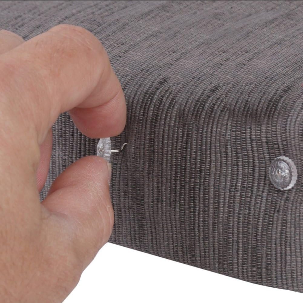 Attmu 60-Piece Upholstery Pins with Clear Heads - 0.5-Inch Twist Tacks for Slipcovers and Bedskirts 3 1729124235 446 Attmu 60 Piece Upholstery Pins with Clear Heads 05 Inch Twist