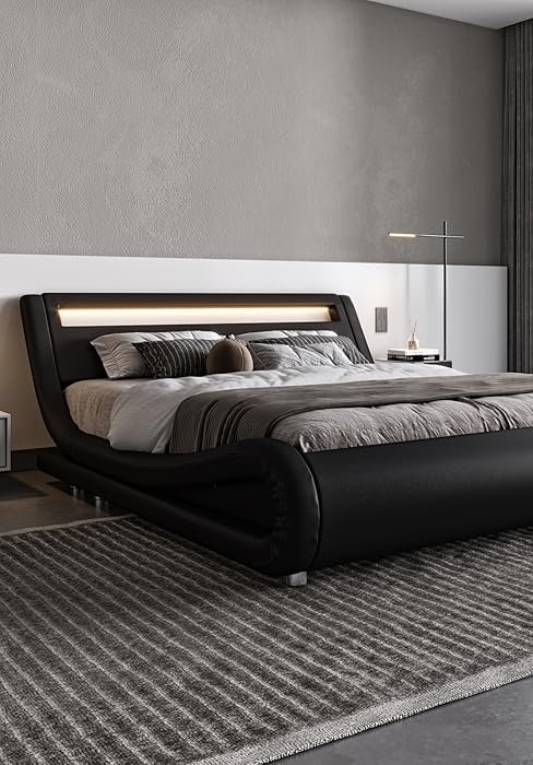 LED bed frame