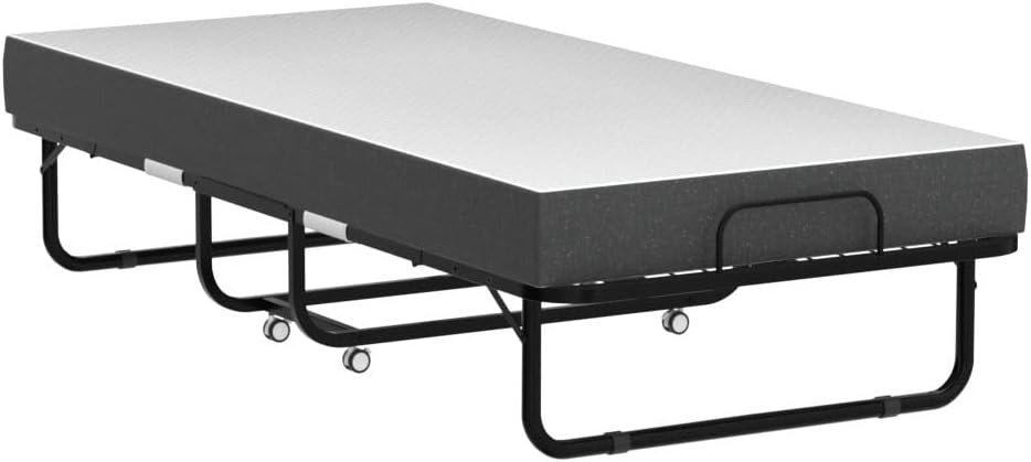 1729180547 717 Foxemart Portable Folding Bed with Luxurious 5 Inch Memory Foam Mattress
