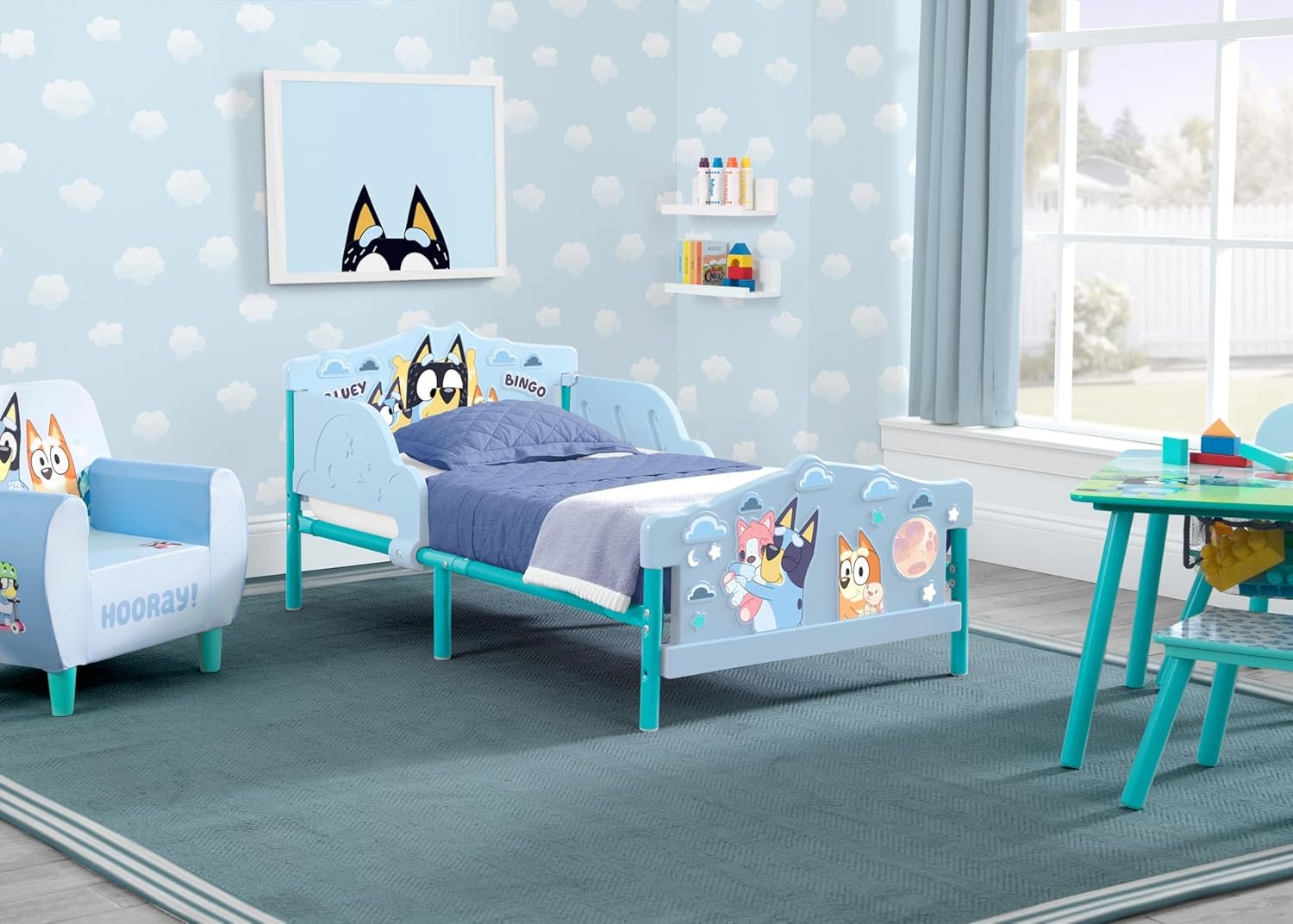 Delta Children - Bluey 3D Toddler Bed in Blue 3 1729343856 319 Delta Children Bluey 3D Toddler Bed in Blue