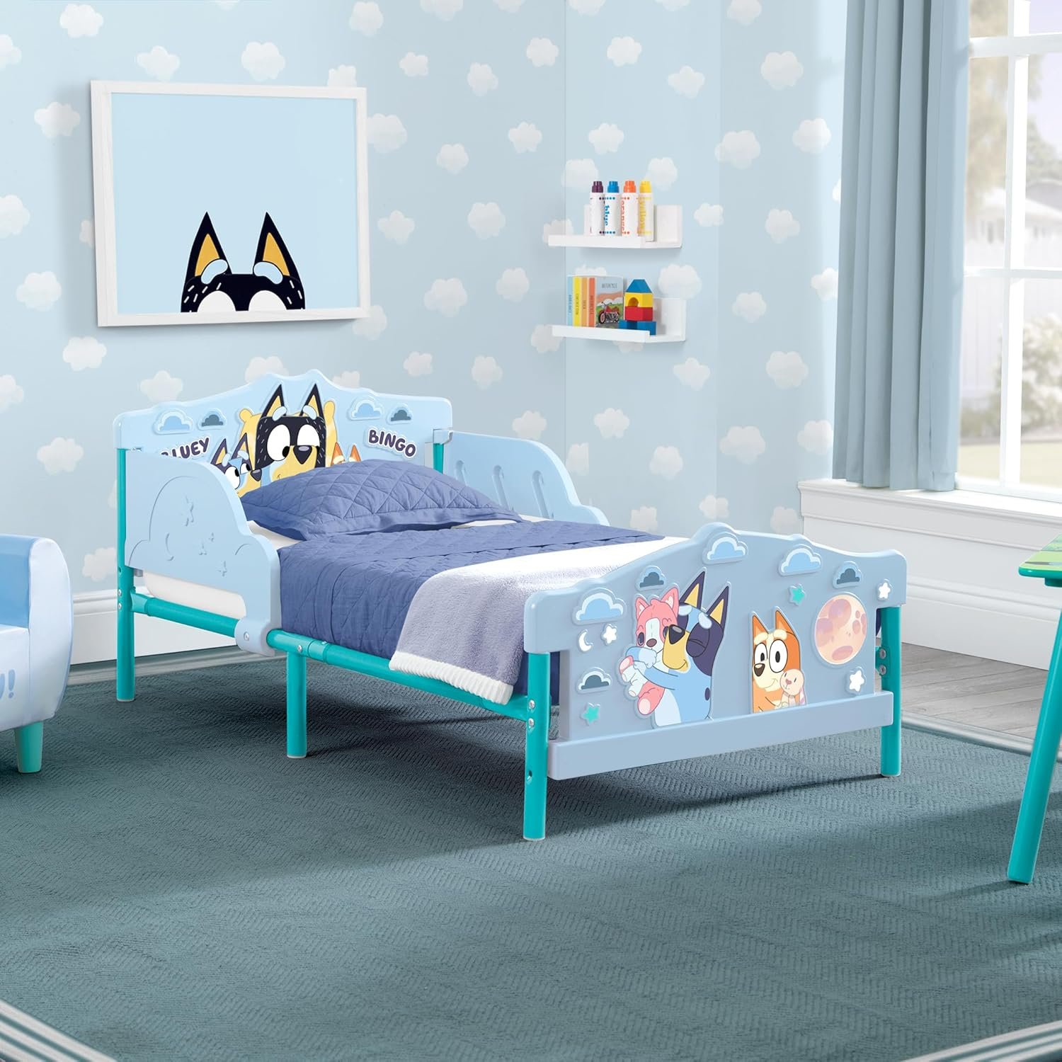 Delta Children - Bluey 3D Toddler Bed in Blue 2 1729343856 335 Delta Children Bluey 3D Toddler Bed in Blue