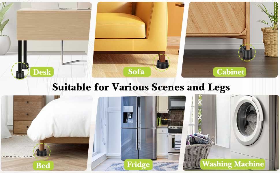 Suitable for Various Scenes and Legs Desk   Sofa   Cabinet  Bed  Fridge  Washing Machine
