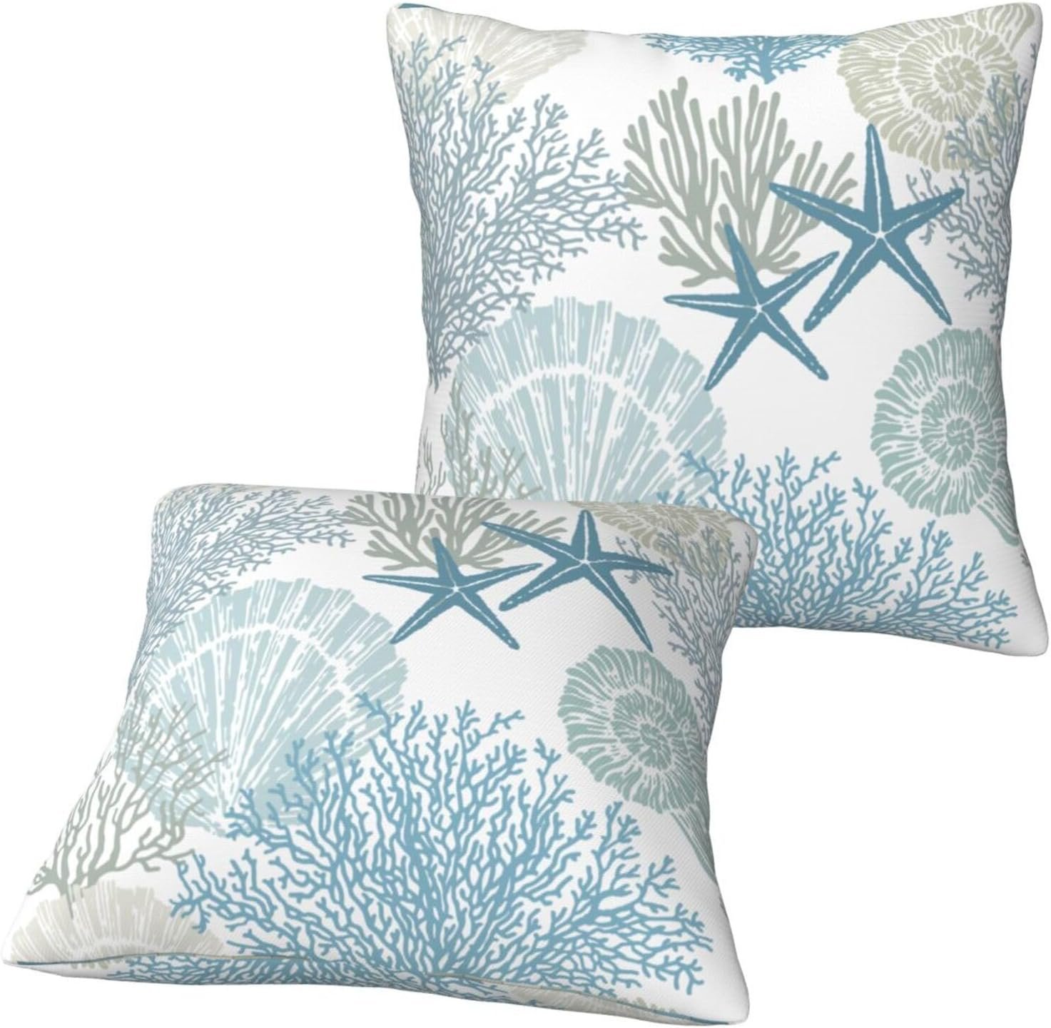 1729434664 503 Set of 2 Nautical Coastal Beach Pillow Covers