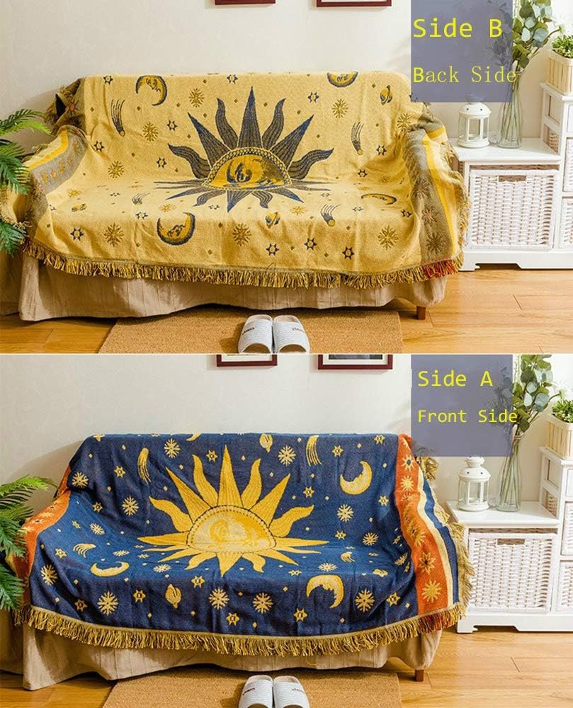 1729449790 463 Erke Moon and Sun Throw Blanket – Celestial Chair and