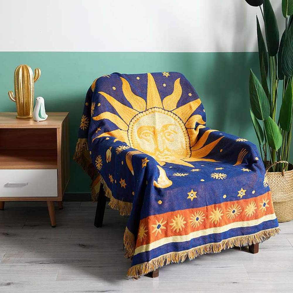 1729449790 537 Erke Moon and Sun Throw Blanket – Celestial Chair and