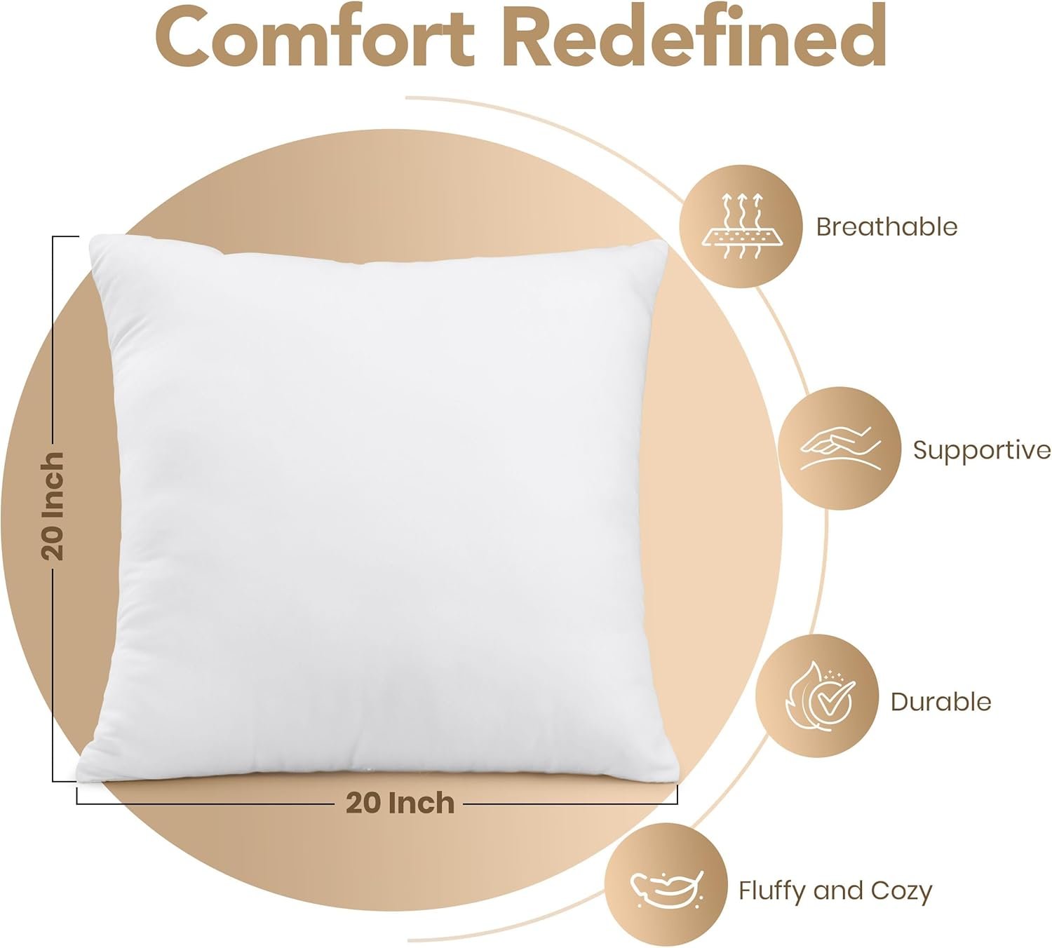 Utopia Bedding 20 x 20 Inch Outdoor Pillow Inserts (Set of 2, White) – Water-Resistant Garden Throw Pillows for Patio and Porch Furniture 2 1729457060 794 Utopia Bedding 20 x 20 Inch Outdoor Pillow Inserts Set