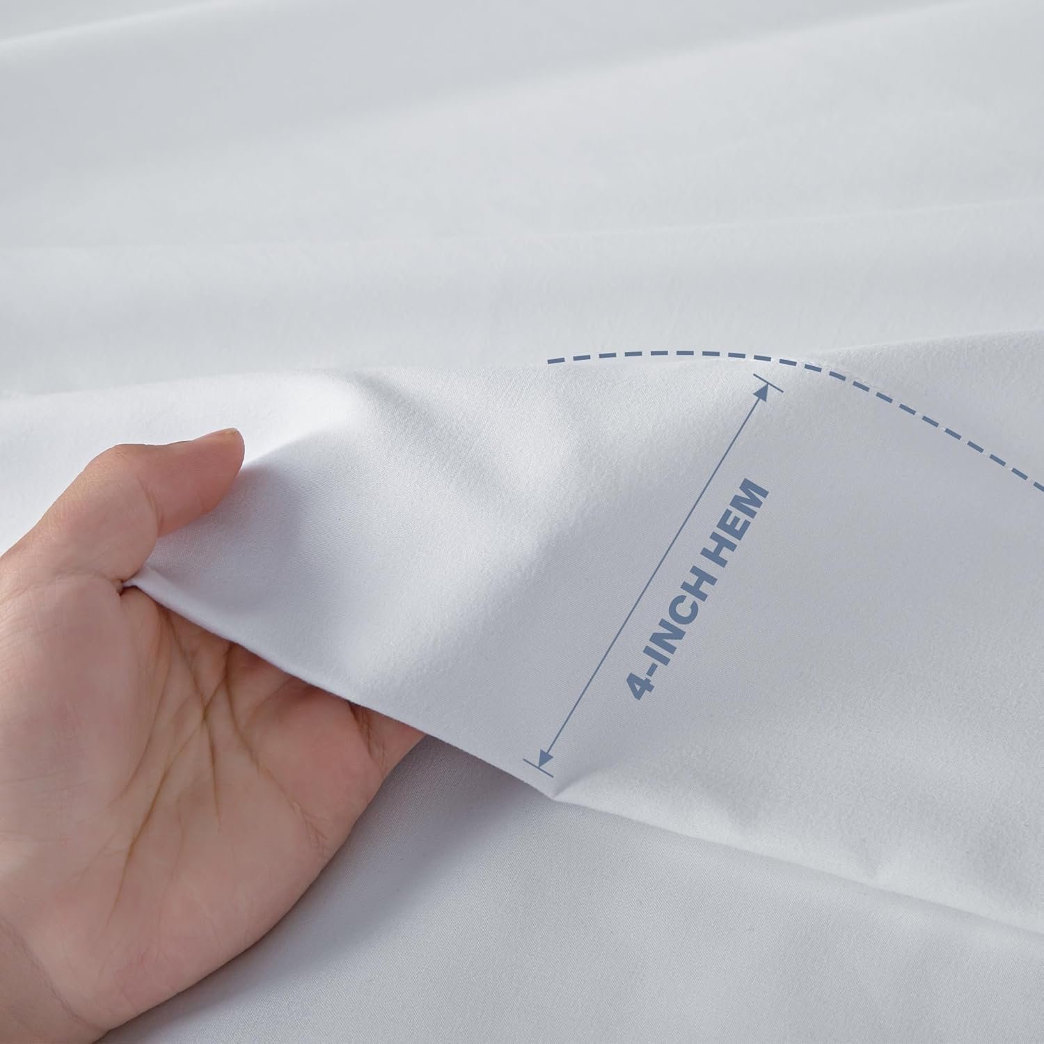 1729487206 933 Queen Size Flat Sheet Set 2 Pack Hotel Quality Brushed