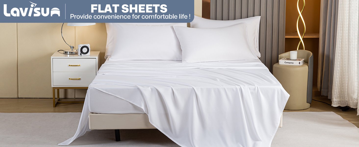 white  flat sheets 6 pack